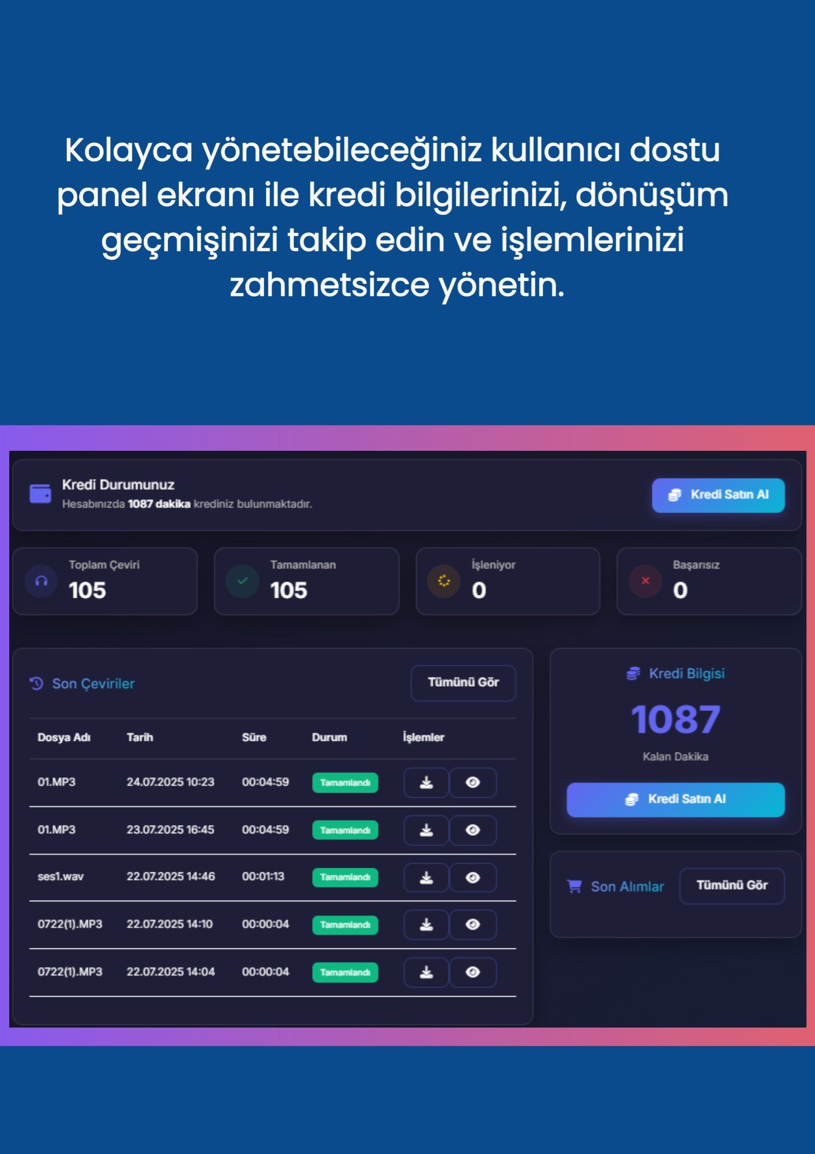 Ses Döküm Pro - Güvenli Dosya İşleme ve Gizlilik